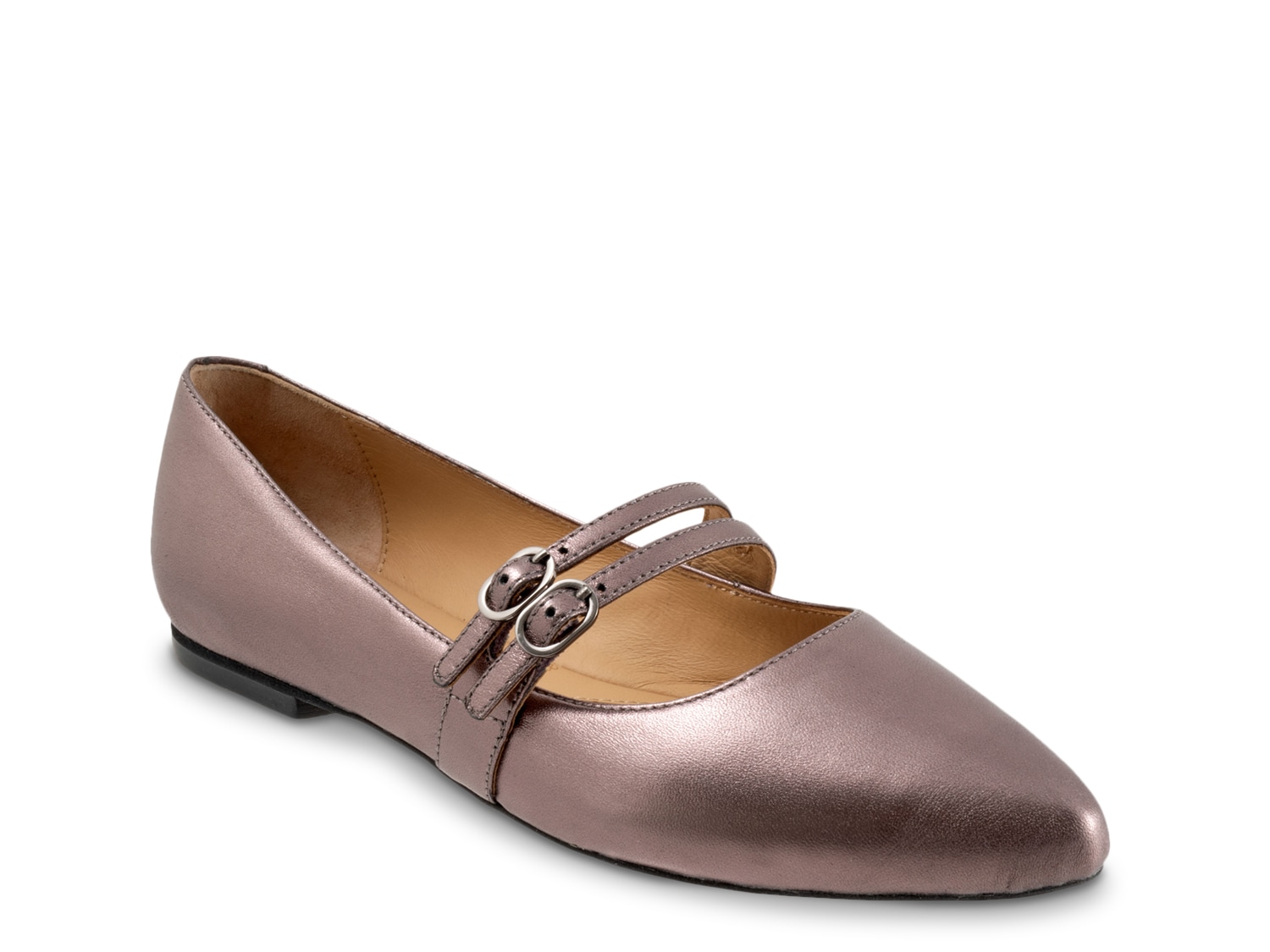 Trotters Wide Width Emerald Mary Jane Flat | Women's | Copper Metallic Cover