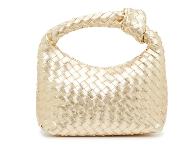 Crown Vintage Woven Knotted Hobo Bag