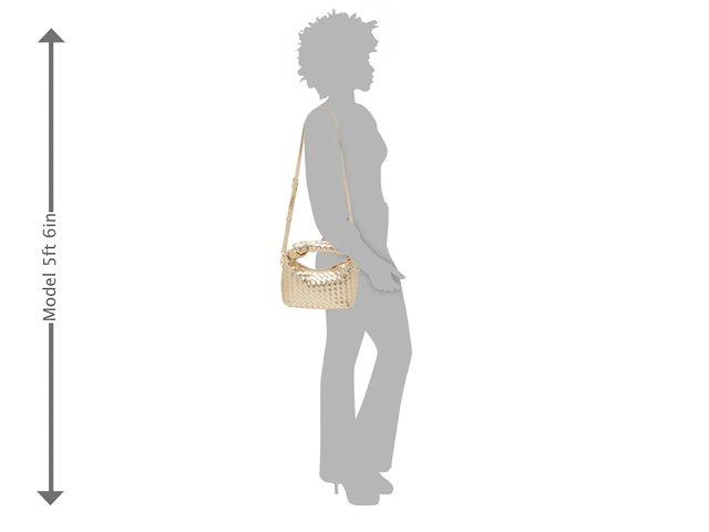 Crown Vintage Woven Knotted Hobo Bag