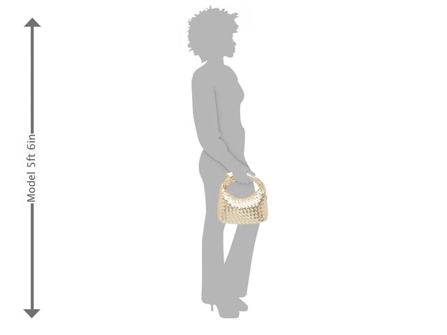 Crown Vintage Woven Knotted Hobo Bag