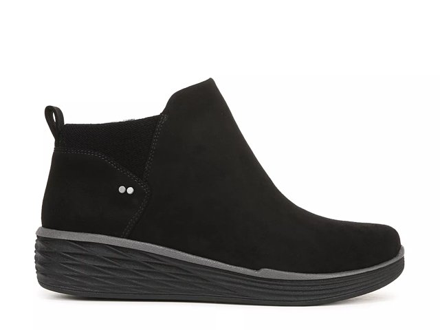 Dsw black wedge booties online