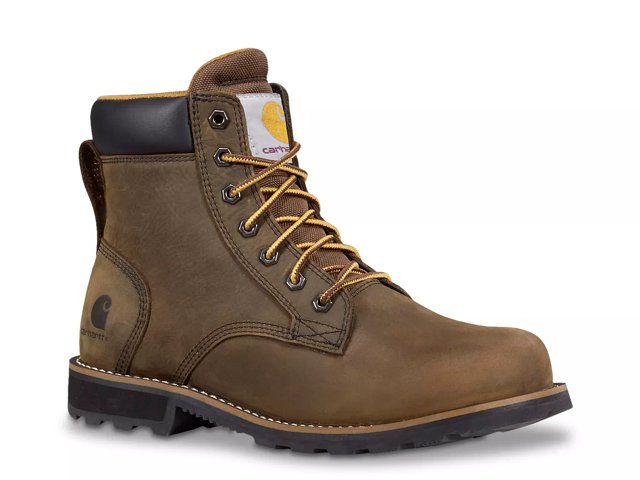 Men s Carhartt Frontier 6 Water Resistant Work Boots 10.5 Mossy Brown