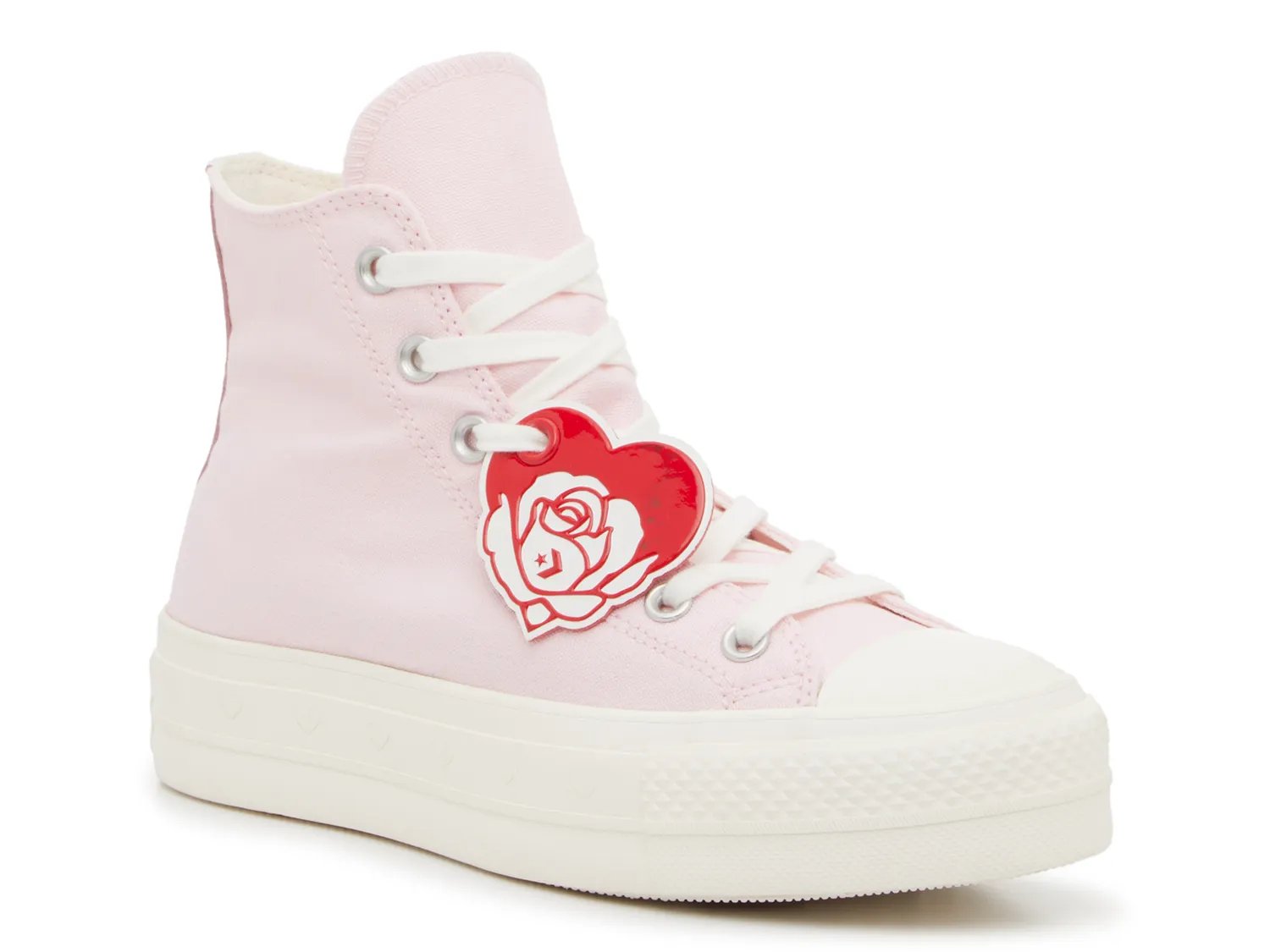 Женские модные кроссовки Converse Chuck Taylor на платформе All Star Heart