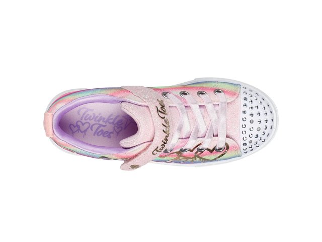 ORENGE♡love SKECHERS Kids' Twinkle Toes Twinkle Sparks Ombre Love Shoes