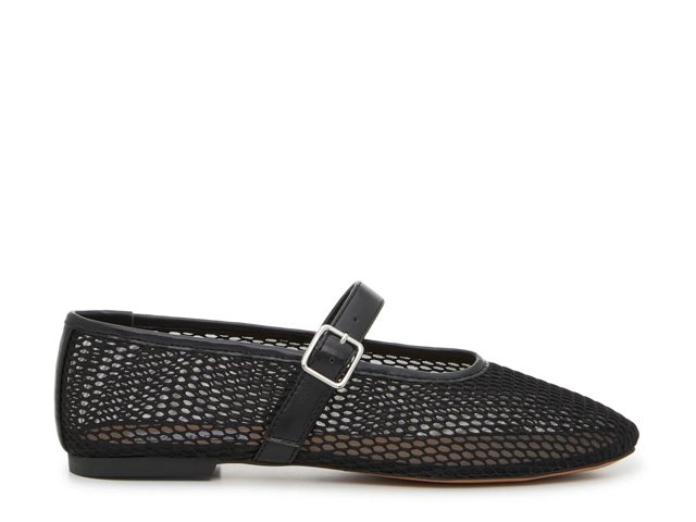 【 Steve Madden 】DREAMING メリージェーンフラット DREAMING Black Mesh Rhinestone Mary Jane | Women's Flats