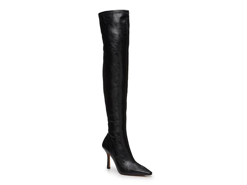 Black thigh high boots dsw on sale