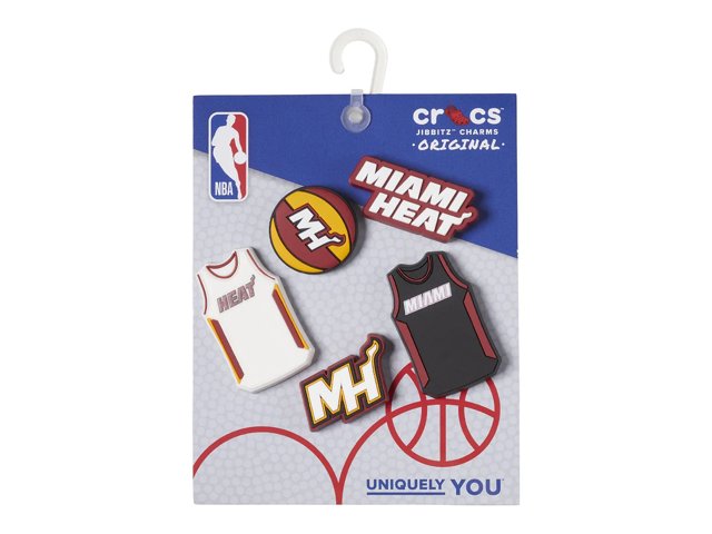 Crocs NBA Miami Heat Jibbitz Set - 5 Pack