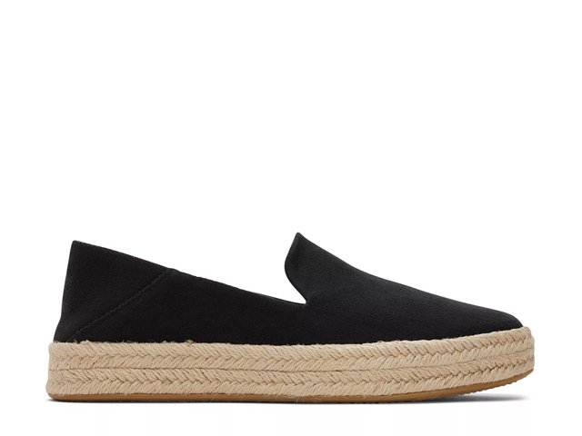 TOMS Carolina Platform Espadrille Slip-On - Women's - Free Shipping | DSW
