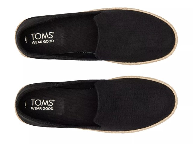Platform espadrilles slip on clearance