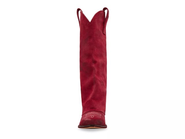 Steve madden red suede booties clearance