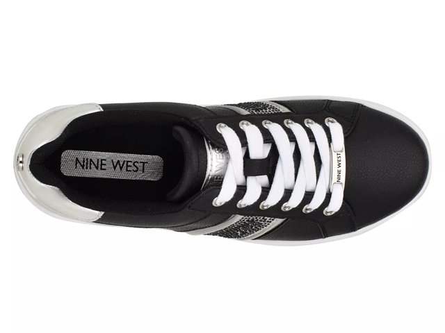 Nine west black and white shoes shop