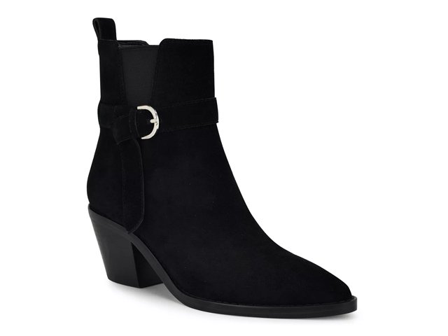 Nine west black suede ankle boots shop