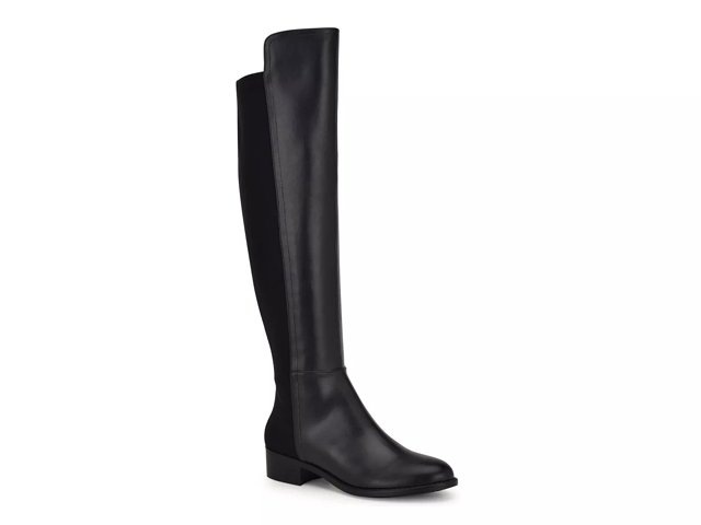 Nine west black leather boots new arrivals