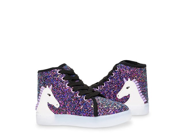 FABKIDS Unicorn High Light Up Sneaker Kids Free Shipping DSW