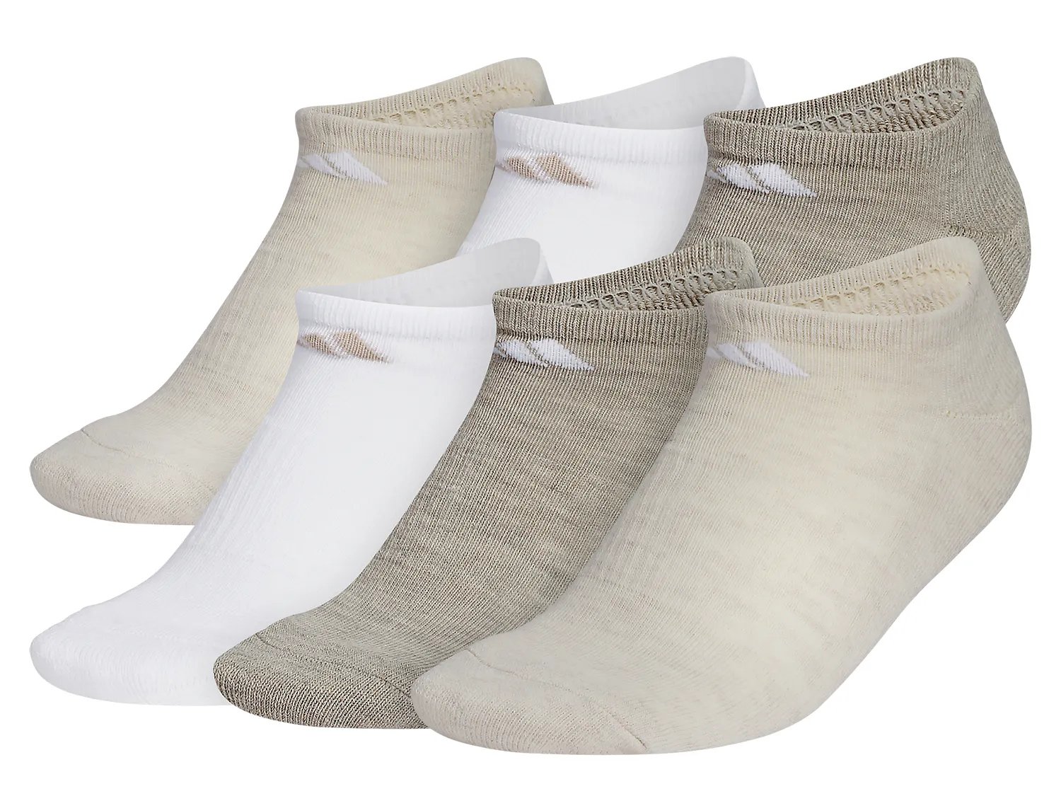 Athletic Cushioned Women's No Show Socks - 6 Pack