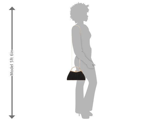 Kelly & Katie Glitter Pleated Satchel - Free Shipping | DSW
