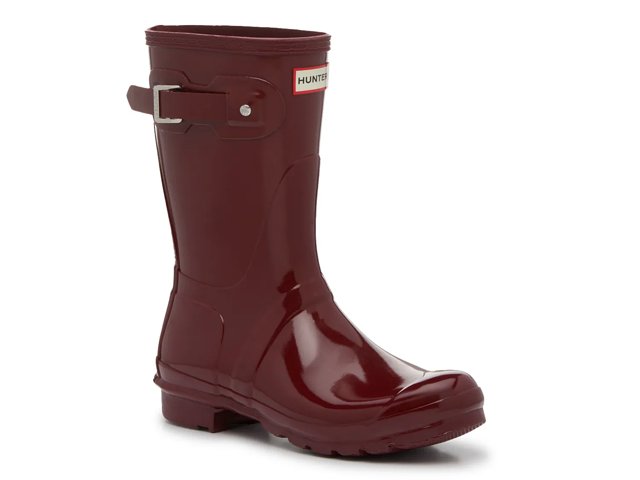 Hunter original short waterproof rain boot top