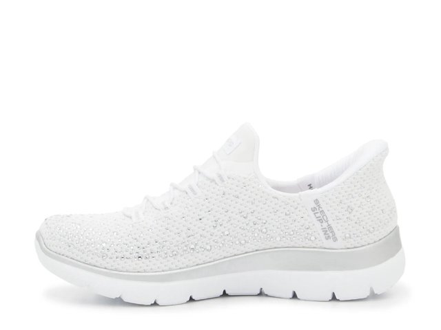 【在庫有】 Summits Slip-Ins Free Hands Skechers Brilliant Slip-On Shine 靴