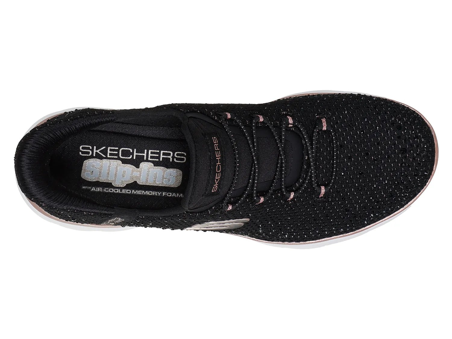 Hands Free Slip-Ins Summits Brilliant Shine Slip-On Sneaker