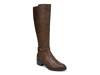 Berkley Wide Calf Boot Dark Brown view