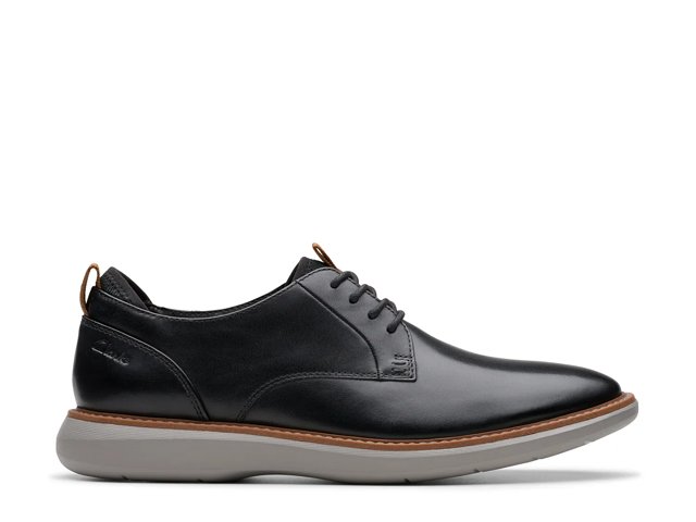 Clarks Mens Brantin Plain Leather 8.5 Black