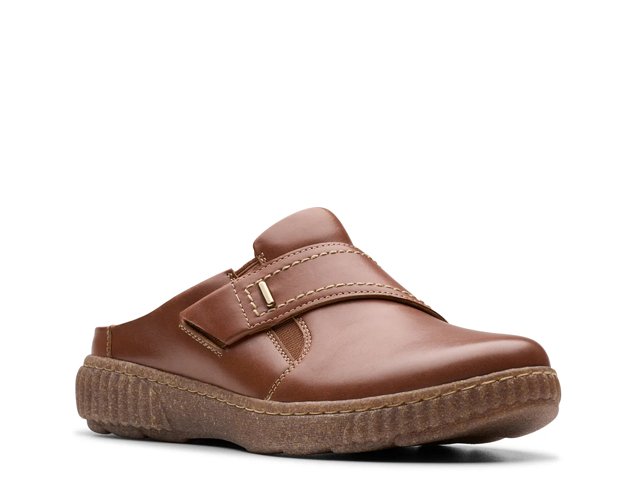Clarks Womens Caroline Bay Tan Leather 9 Brown