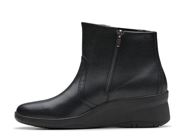 Clarks Womens Boots Suttyn Rae Leather 5 Black