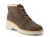 Maude Wedge Bootie - Women's Dark Green view