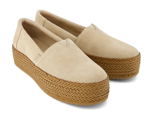 TOMS Valencia Platform Espadrille - Women's - Free Shipping | DSW