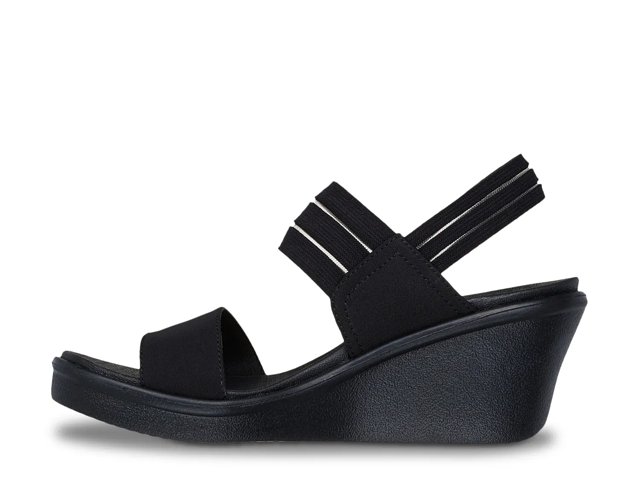 Skechers Cali Rumble On Night Flirt Wedge Sandal - Free
