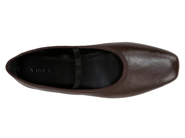 ヴィヴィタン88 Vivian Leather Mary Jane Flat in Shoes | Vince