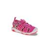 Minnie Mouse Sport Sandal - Kids' Pink Polka Dot Print view