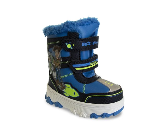 Disney Pixar Toy Story Boys Snowboots Toddler Little Kids Navy Blue 7