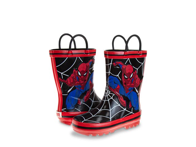 Marvel spiderman rain boots top