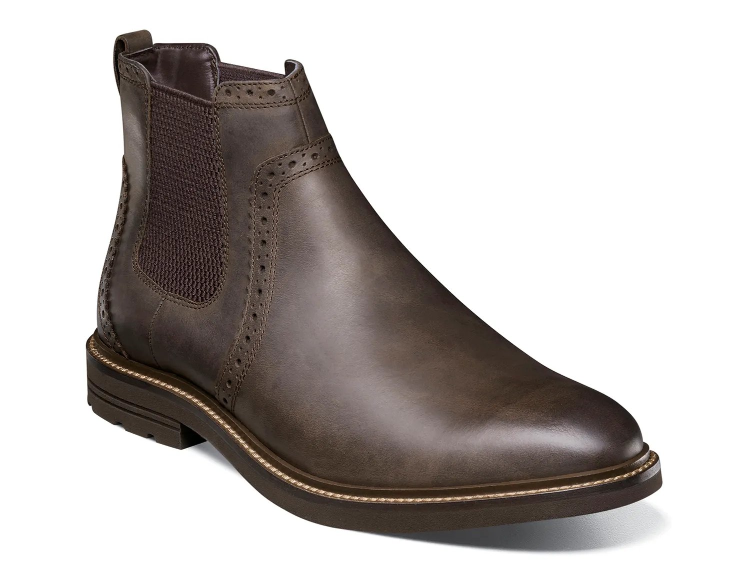 Nunn Bush Wide Width Otis II Chelsea Boot | Men's | Dark Brown | Size 11 | Boots
