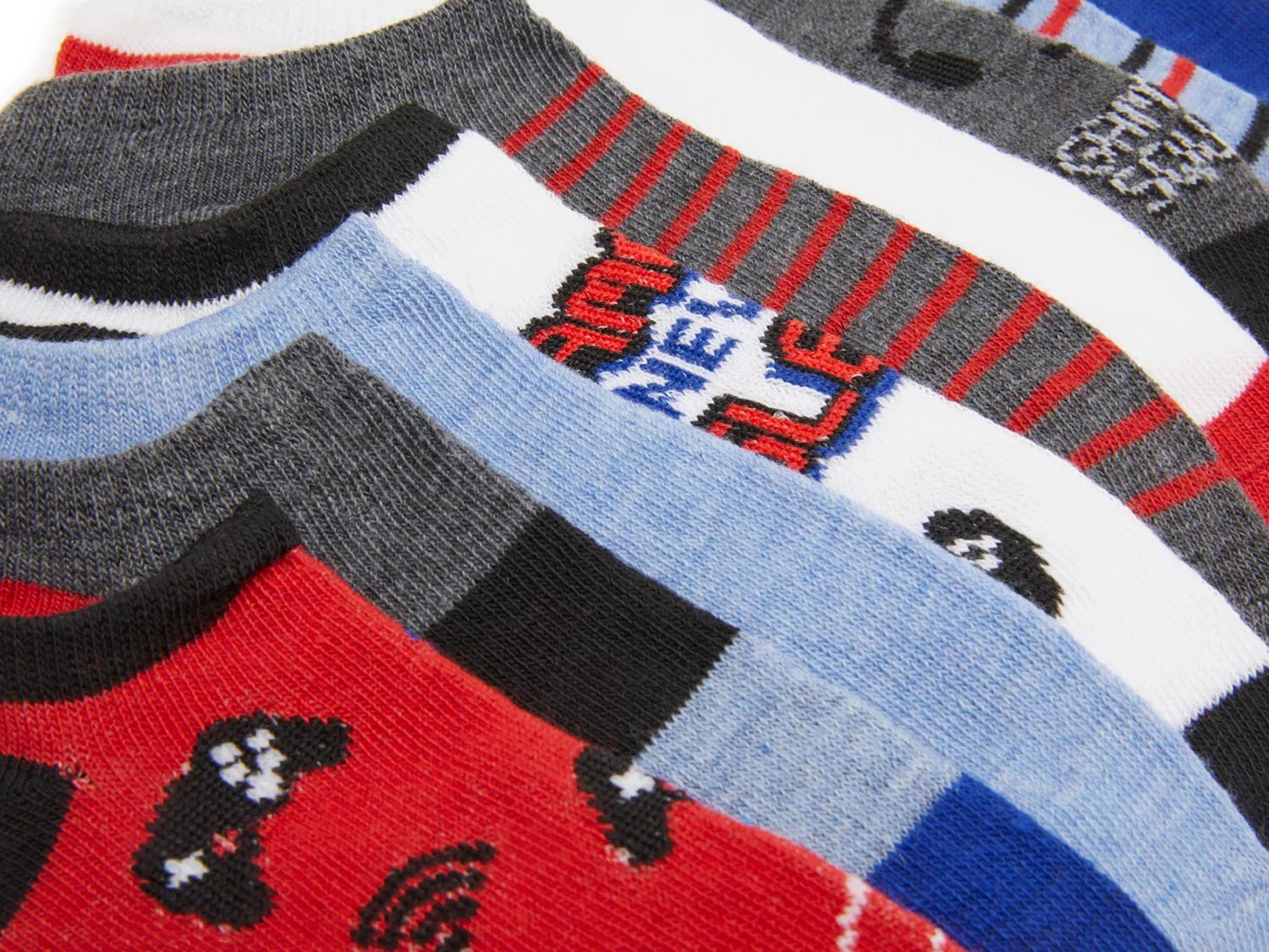 Gamer Kids' No Show Socks