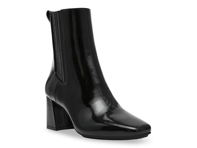 Anne Klein Women s Alisia Block Heel Dress Booties Black Crinkle
