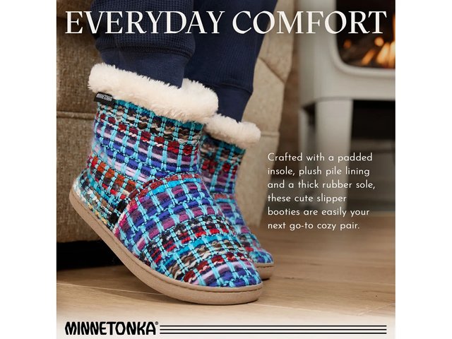 Minnetonka betty bootie slipper cheap