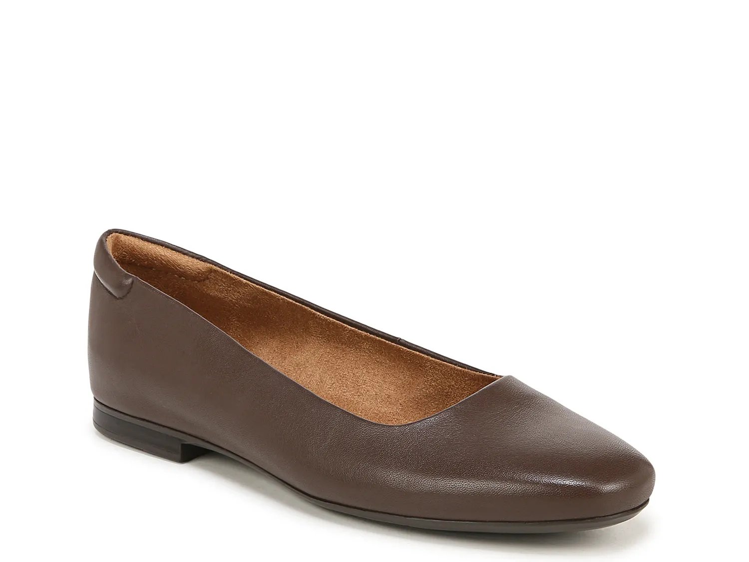 Naturalizer Wide Width Kelly Ballet Flat | Women's | Chocolate Brown | Size 10 | Flats