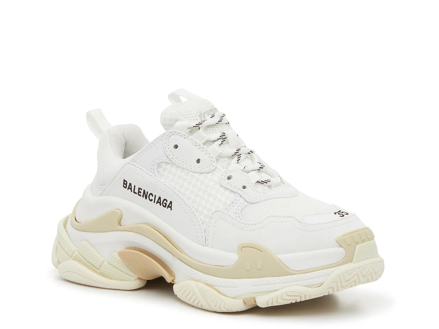 Balenciaga fashion triple s womens olive