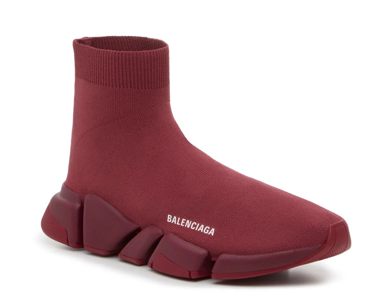 Balenciaga speed trainer wine red best sale