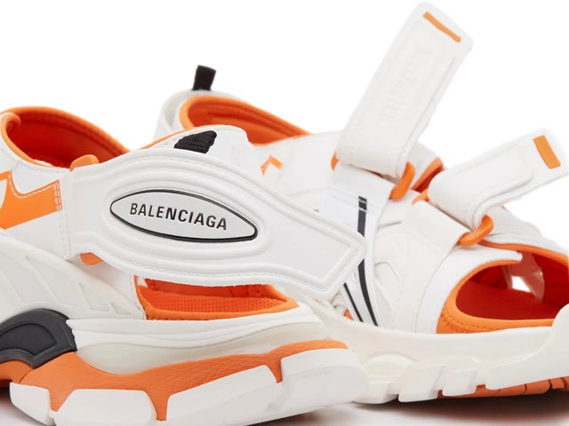 Balenciaga sandals mens white discount
