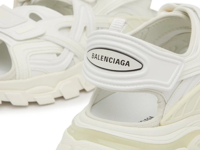 Balenciaga sandals white 2025