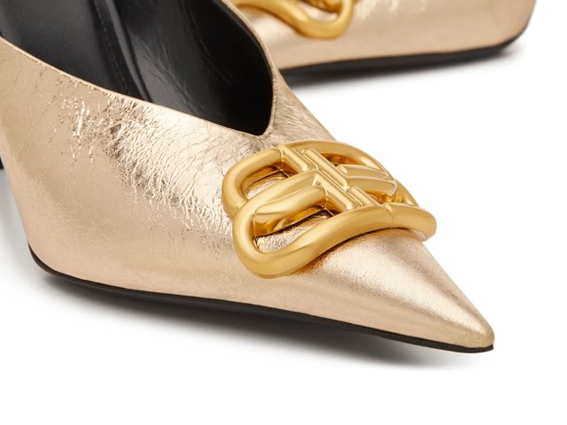 BALENCIAGA ミュール ナイフ 36 Balenciaga Knife Leather Bow Mule Pumps | Neiman Marcus