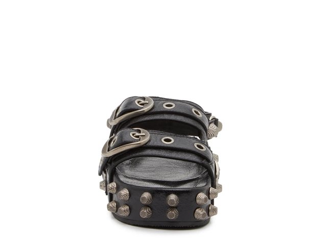 Balenciaga sandals womens black discount