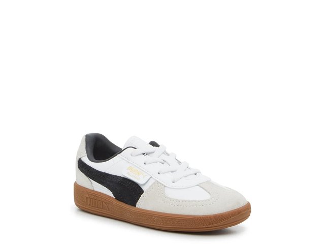 Puma Palermo OG White Grey Gum Toddler Girls Shoes Size 9