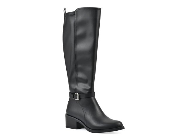 White mountain wide calf boots top
