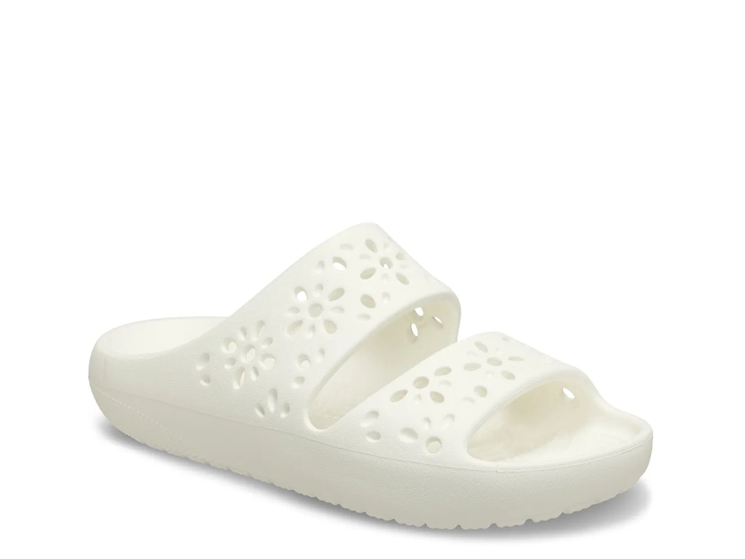 Женские босоножки Crocs Классические сандалии-горки с цветочным рисунком