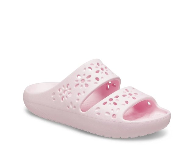 Classic Floral Slide Sandal