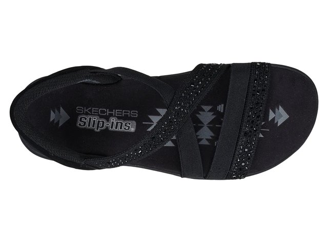 Skechers Slip-Ins: Reggae Slim Summer Sparkle Sandal - Free